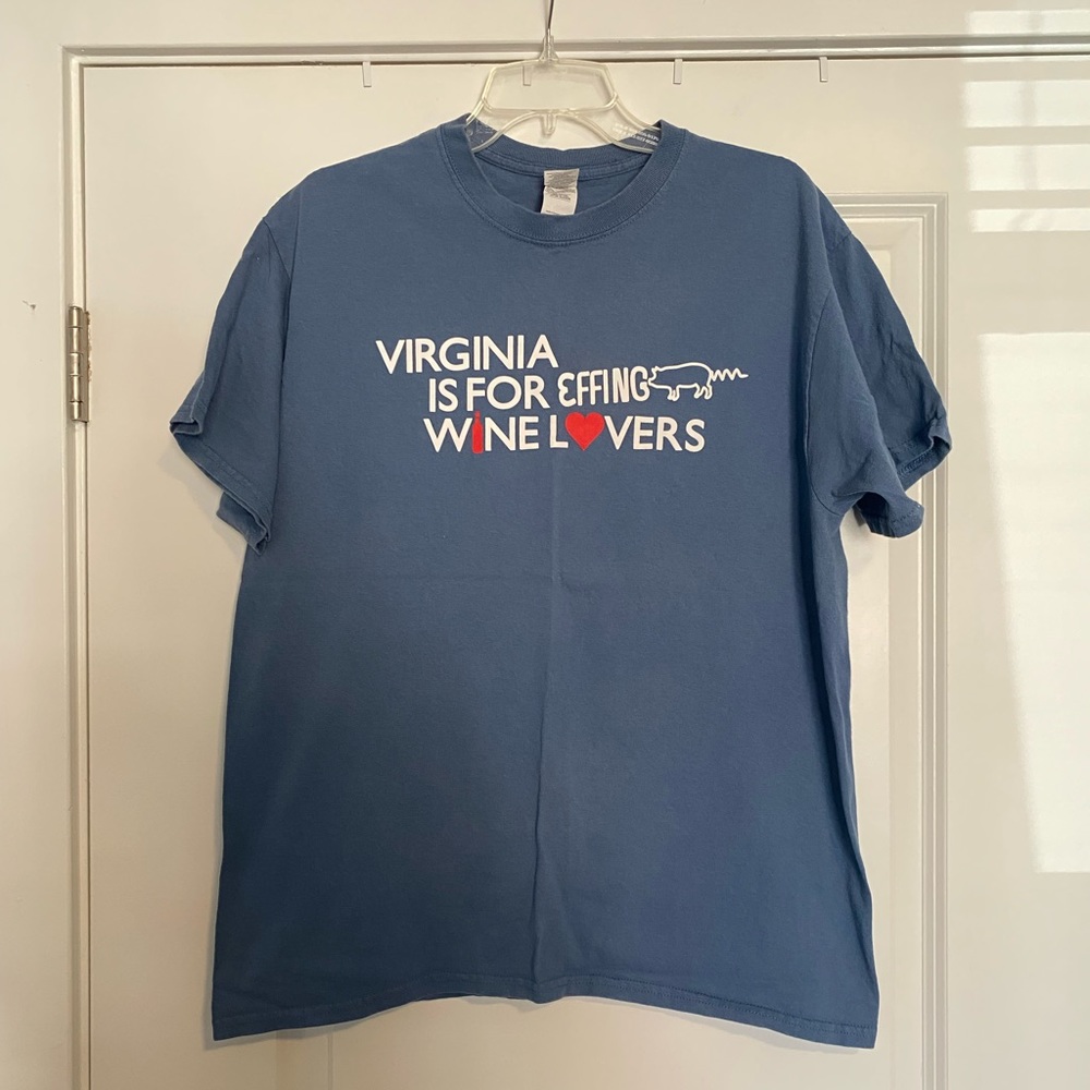 Virginia Is For Effingham Wine Lovers T-Shirt - L